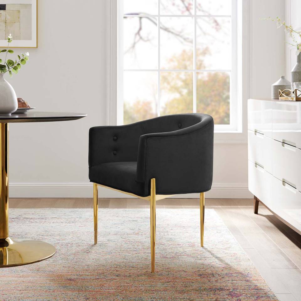 Modway Savour Tufted Performance Velvet Accent Chair - EEI-3903 | Accent Chairs | Modishstore - 1