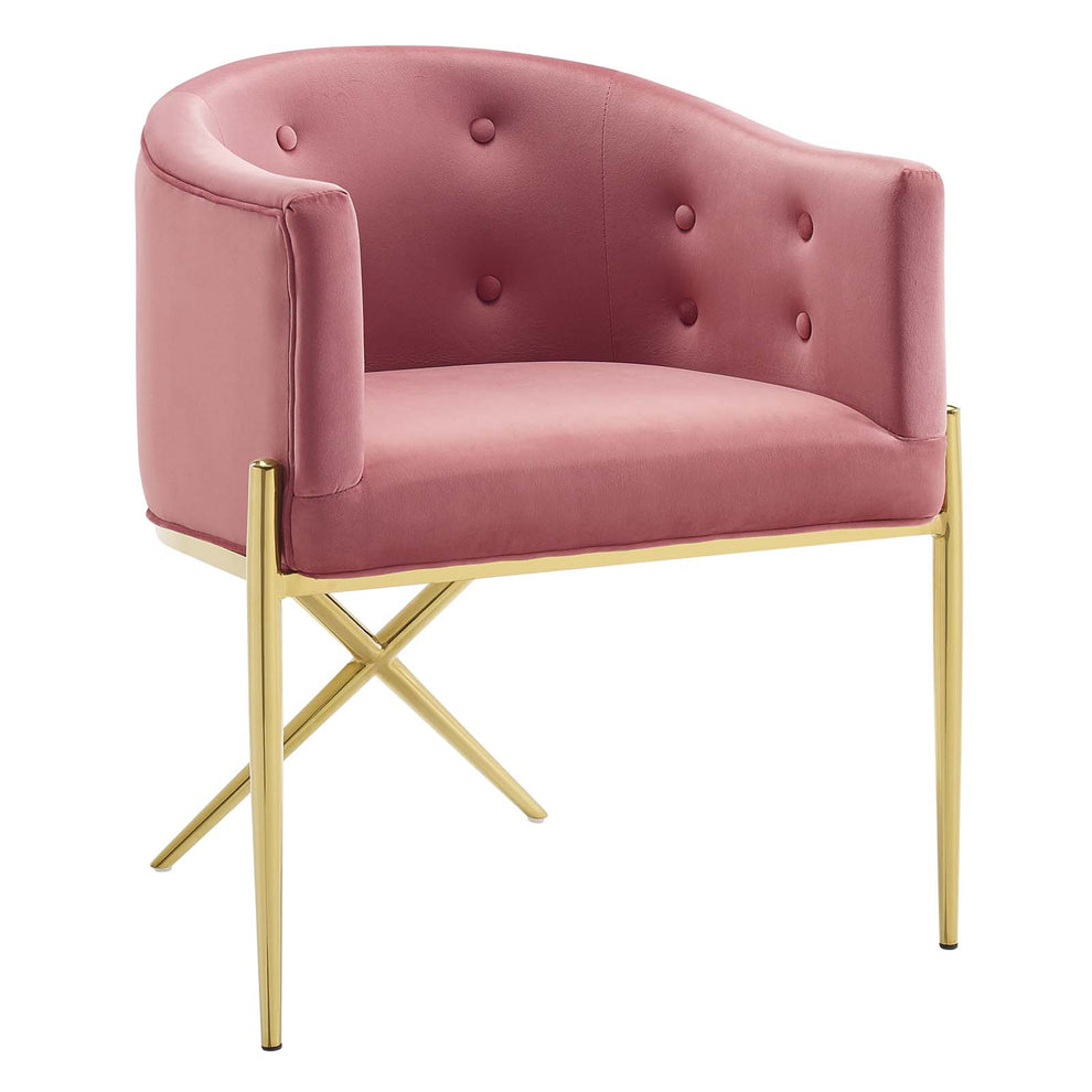 Savour Tufted Performance Velvet Accent Dining Armchair By Modway - EEI-3906 | Dining Chairs | Modishstore - 2