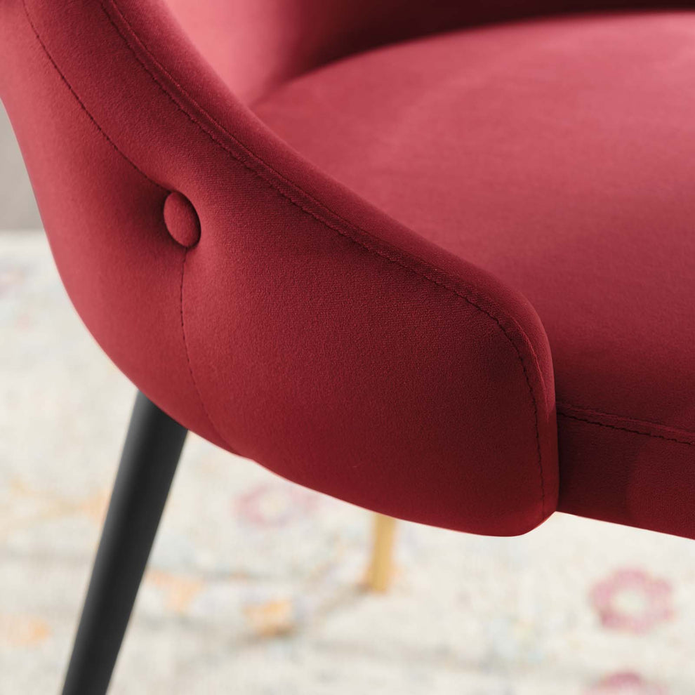 Modway Adorn Tufted Performance Velvet Dining Side Chair - EEI-3907 | Dining Chairs | Modishstore - 45