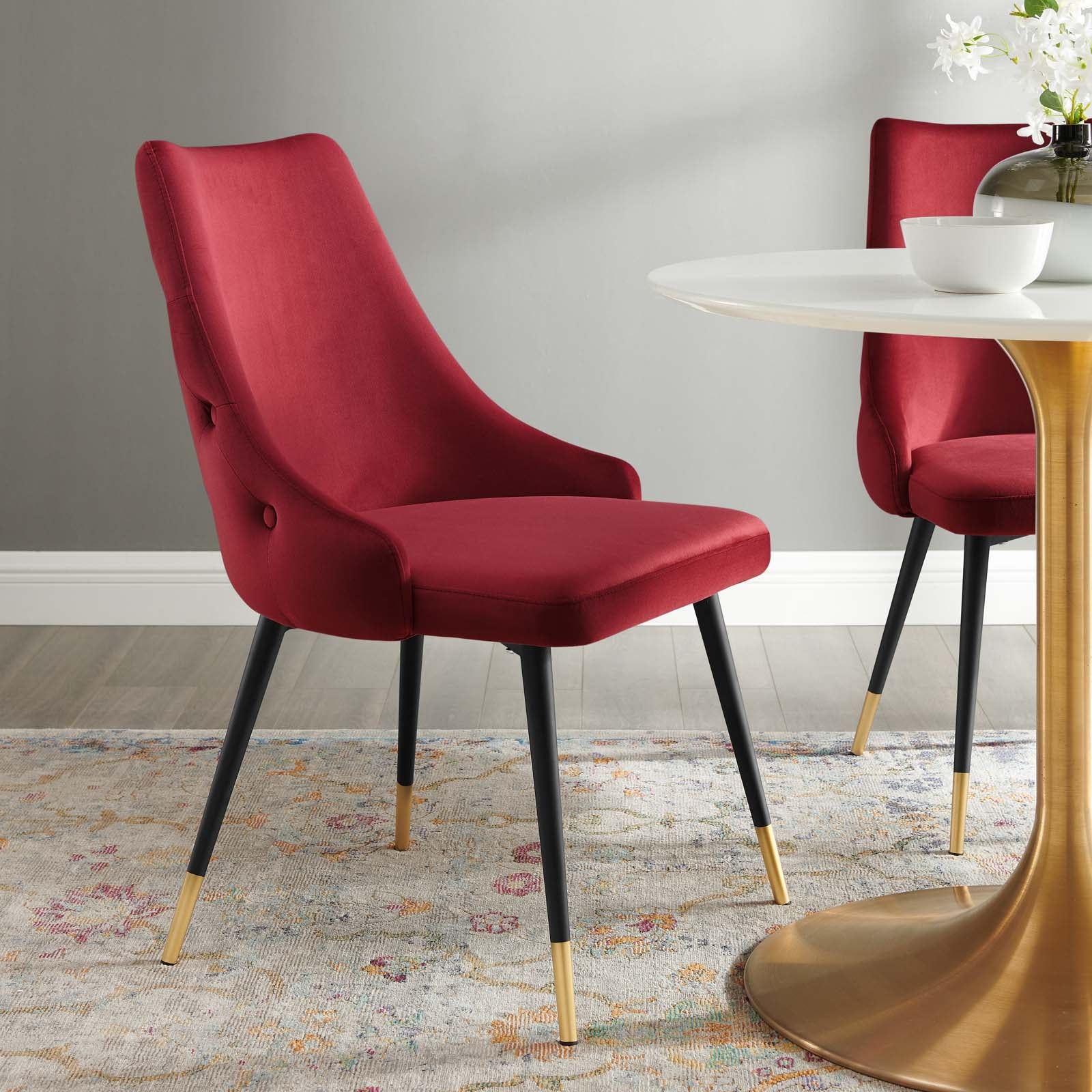 Modway Adorn Tufted Performance Velvet Dining Side Chair | Dining Chairs | Modishstore-46