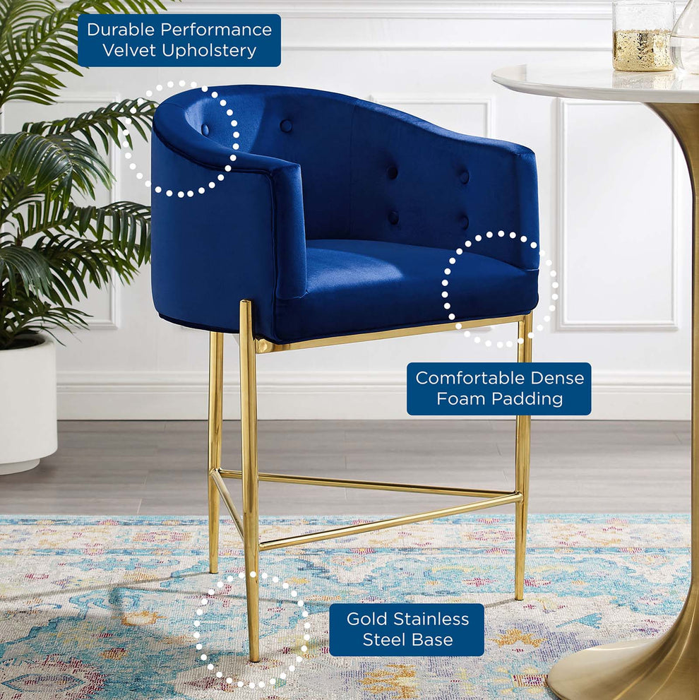 Savour Tufted Counter Stool By Modway - EEI-3910 | Counter Stools | Modishstore - 16
