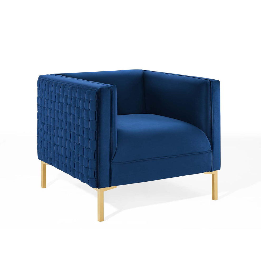 Resonate Performance Velvet Armchair By Modway - EEI-3916 | Armchairs | Modishstore - 2