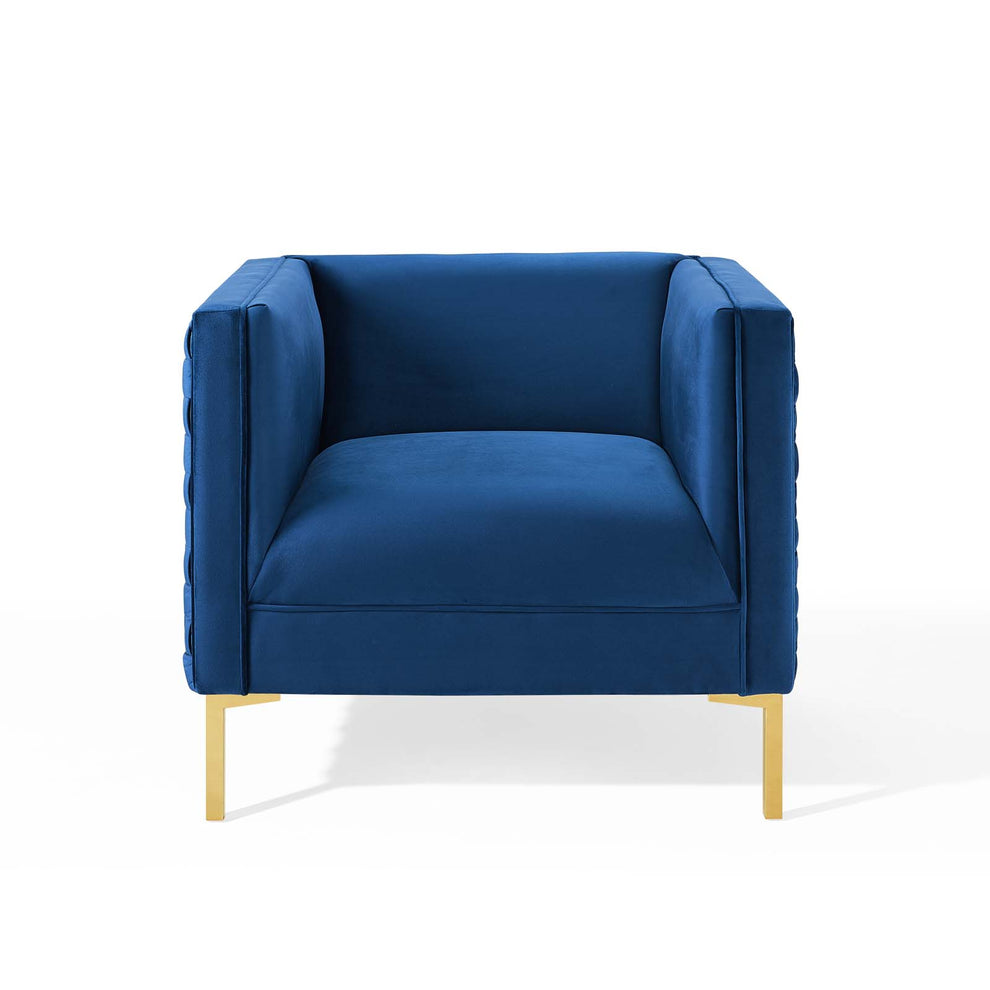 Resonate Performance Velvet Armchair By Modway - EEI-3916 | Armchairs | Modishstore - 6
