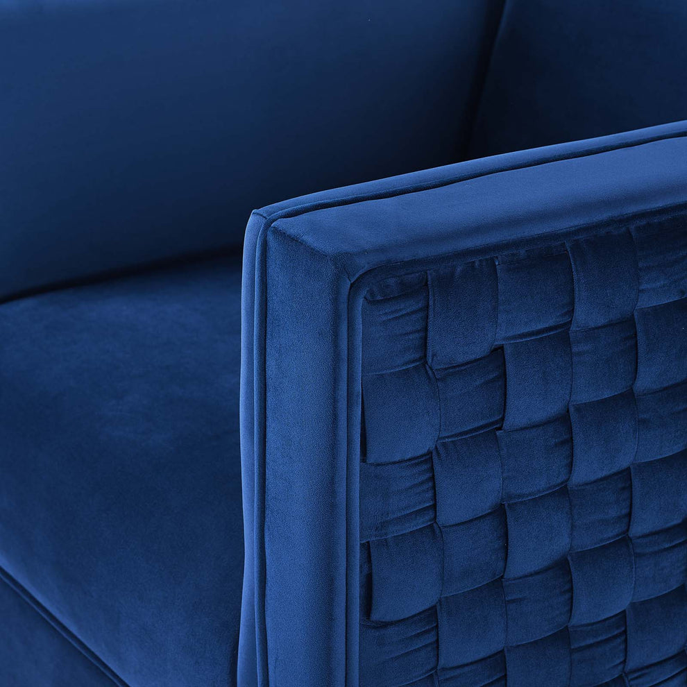 Resonate Performance Velvet Armchair By Modway - EEI-3916 | Armchairs | Modishstore - 7