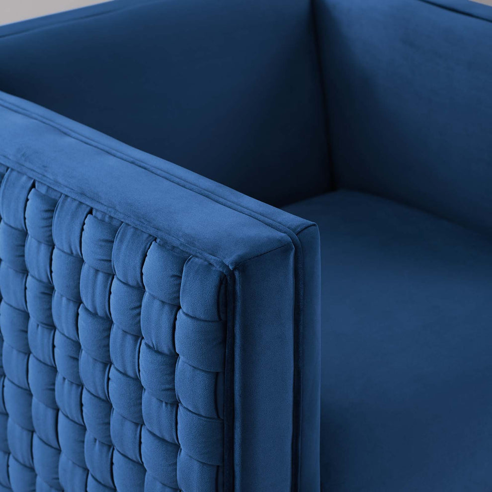 Resonate Performance Velvet Armchair By Modway - EEI-3916 | Armchairs | Modishstore - 8