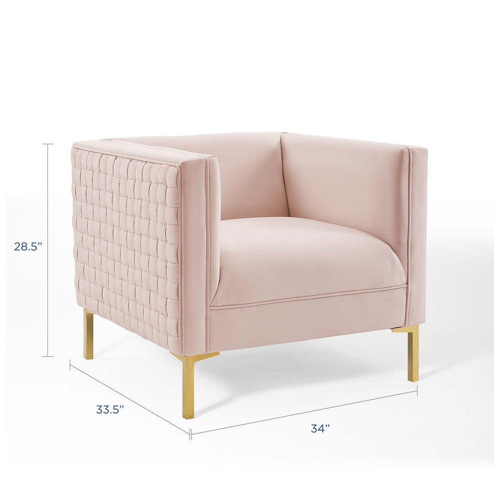Resonate Performance Velvet Armchair By Modway - EEI-3916 | Armchairs | Modishstore - 11