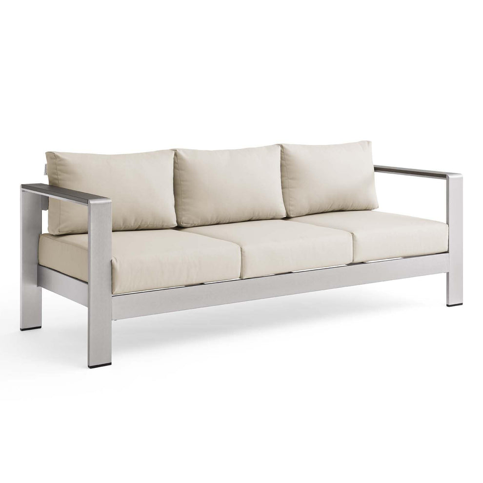Modway Shore Outdoor Patio Aluminum Sofa - EEI-3917 | Outdoor Sofas, Loveseats & Sectionals | Modishstore - 3