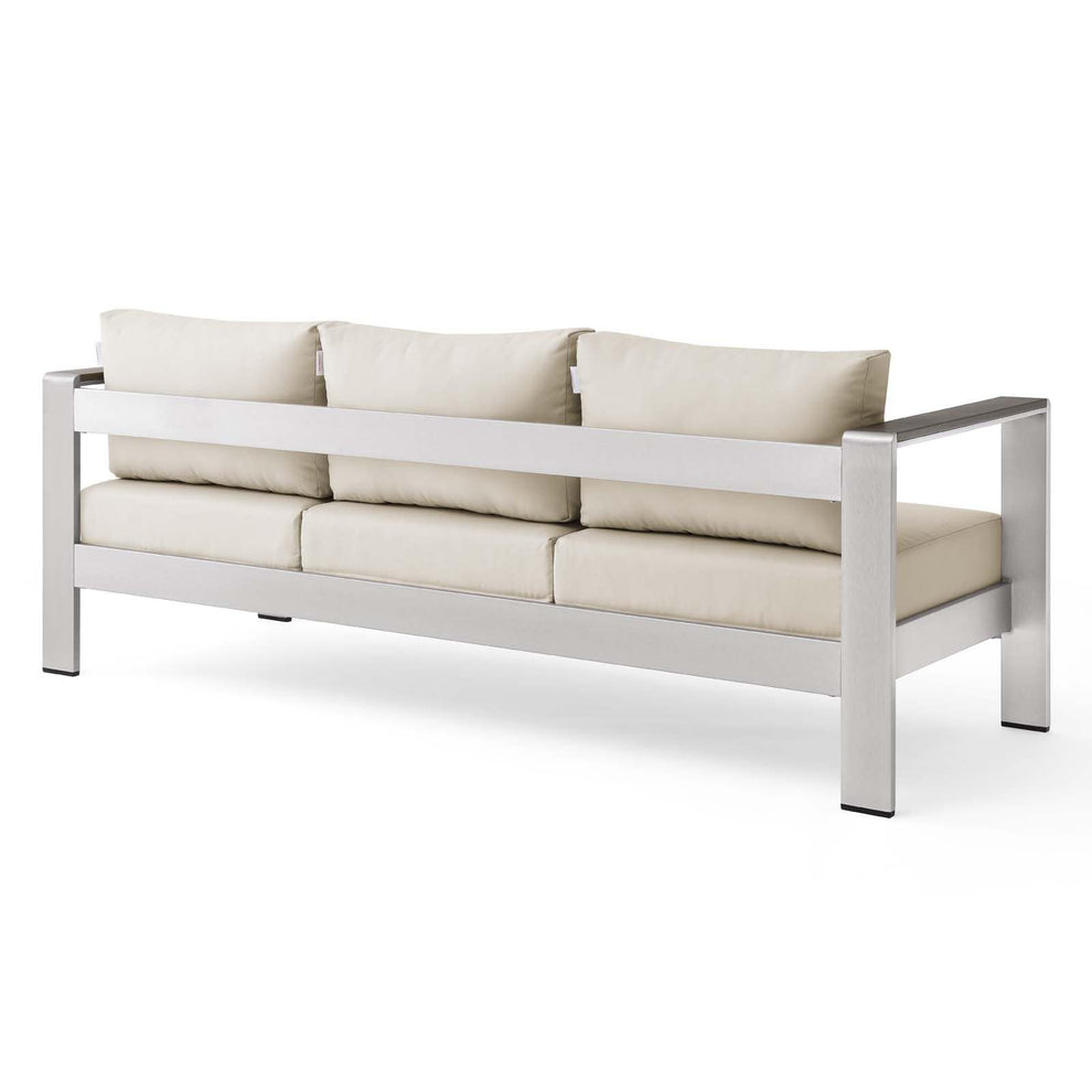Modway Shore Outdoor Patio Aluminum Sofa - EEI-3917 | Outdoor Sofas, Loveseats & Sectionals | Modishstore - 6