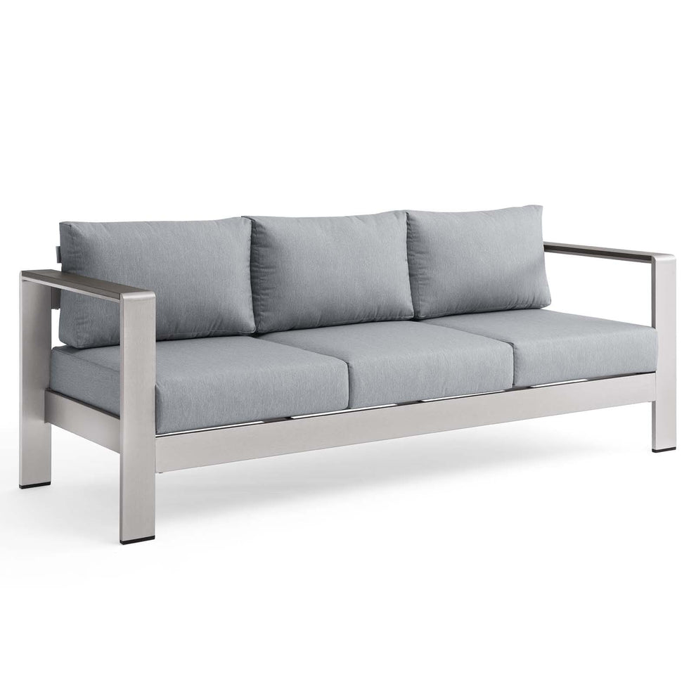 Modway Shore Outdoor Patio Aluminum Sofa - EEI-3917 | Outdoor Sofas, Loveseats & Sectionals | Modishstore - 12