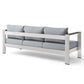 Modway Shore Outdoor Patio Aluminum Sofa | Outdoor Sofas, Loveseats & Sectionals | Modishstore-15