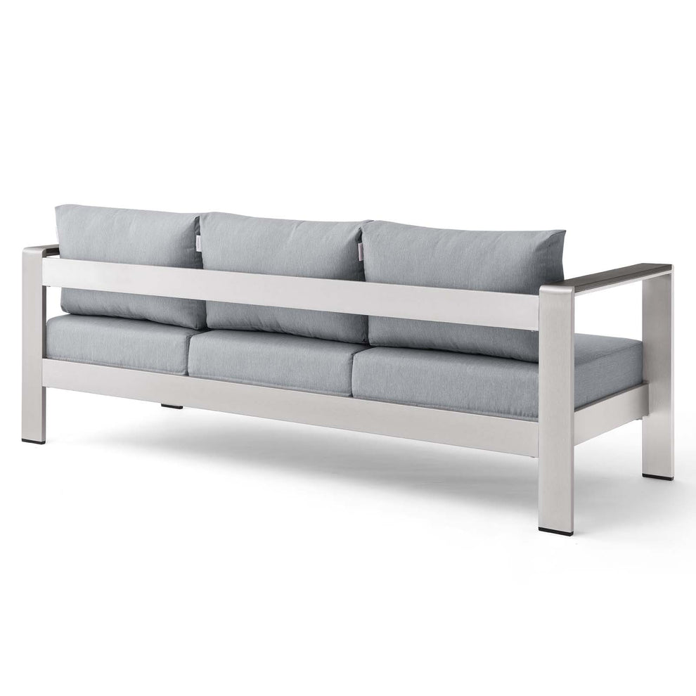 Modway Shore Outdoor Patio Aluminum Sofa - EEI-3917 | Outdoor Sofas, Loveseats & Sectionals | Modishstore - 15