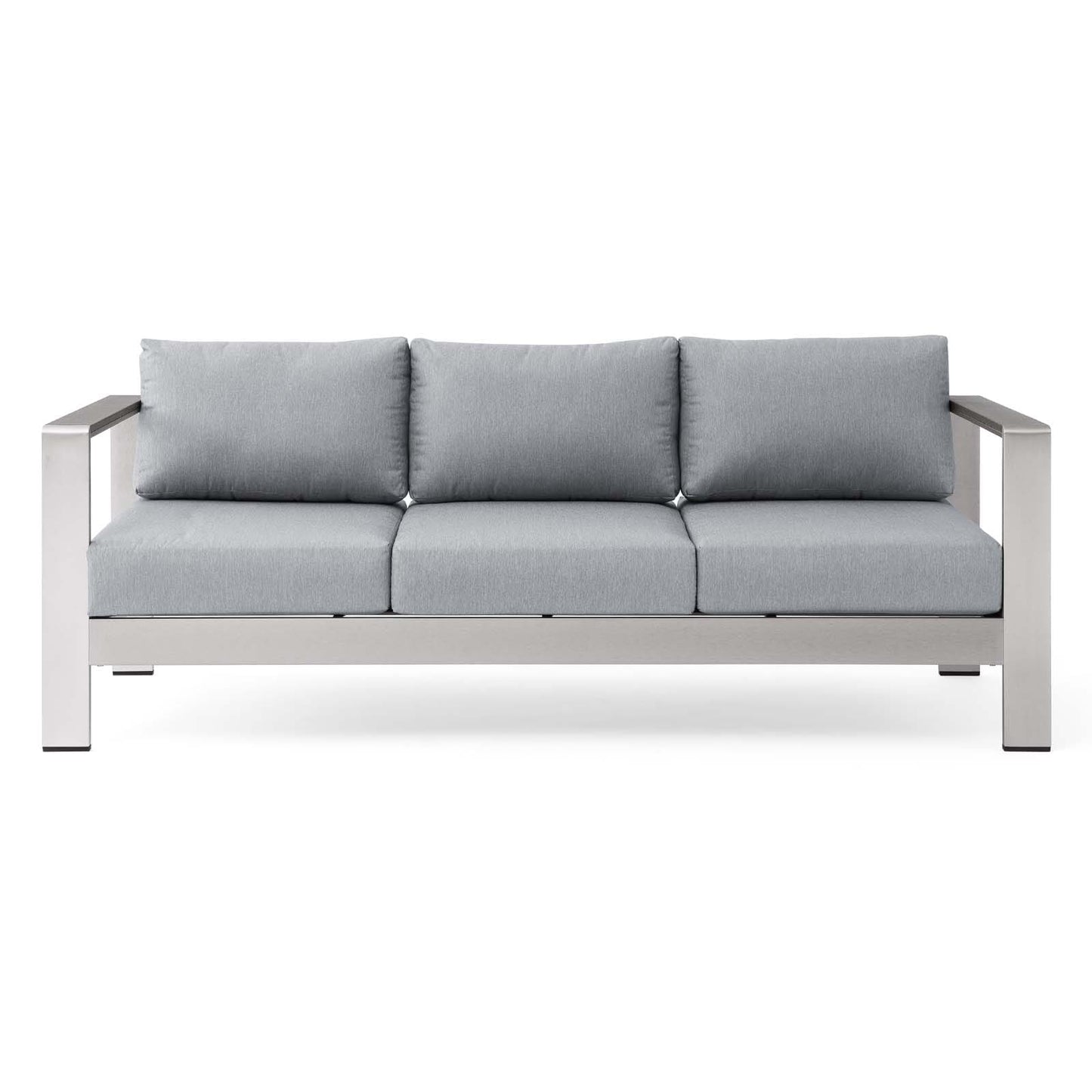 Modway Shore Outdoor Patio Aluminum Sofa | Outdoor Sofas, Loveseats & Sectionals | Modishstore-16