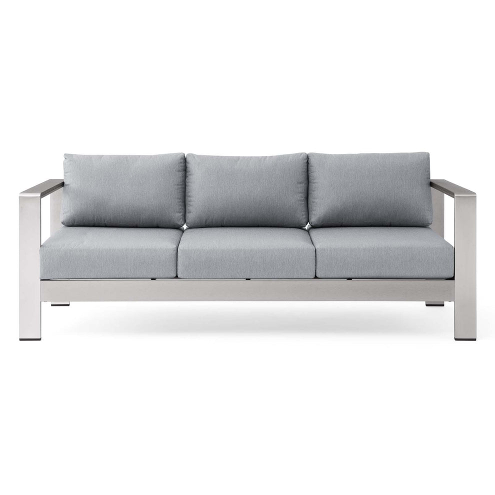 Modway Shore Outdoor Patio Aluminum Sofa - EEI-3917 | Outdoor Sofas, Loveseats & Sectionals | Modishstore - 16