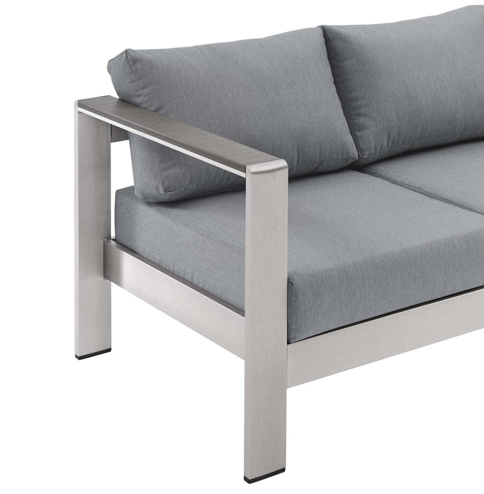 Modway Shore Outdoor Patio Aluminum Sofa - EEI-3917 | Outdoor Sofas, Loveseats & Sectionals | Modishstore - 17