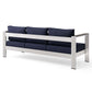 Modway Shore Outdoor Patio Aluminum Sofa | Outdoor Sofas, Loveseats & Sectionals | Modishstore-24