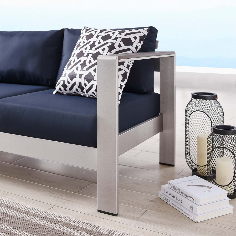 Modway Shore Outdoor Patio Aluminum Sofa - EEI-3917 | Outdoor Sofas, Loveseats & Sectionals | Modishstore - 20