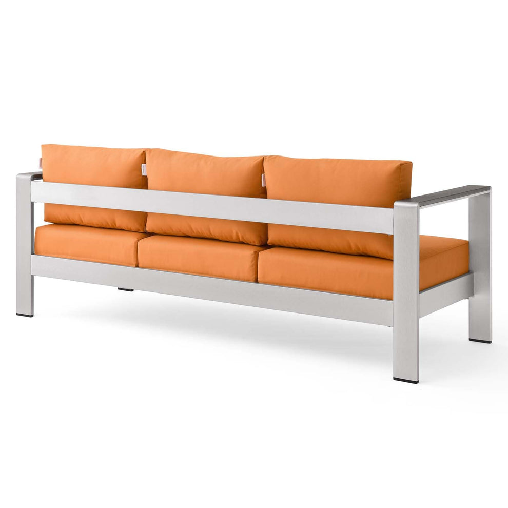 Modway Shore Outdoor Patio Aluminum Sofa - EEI-3917 | Outdoor Sofas, Loveseats & Sectionals | Modishstore - 33