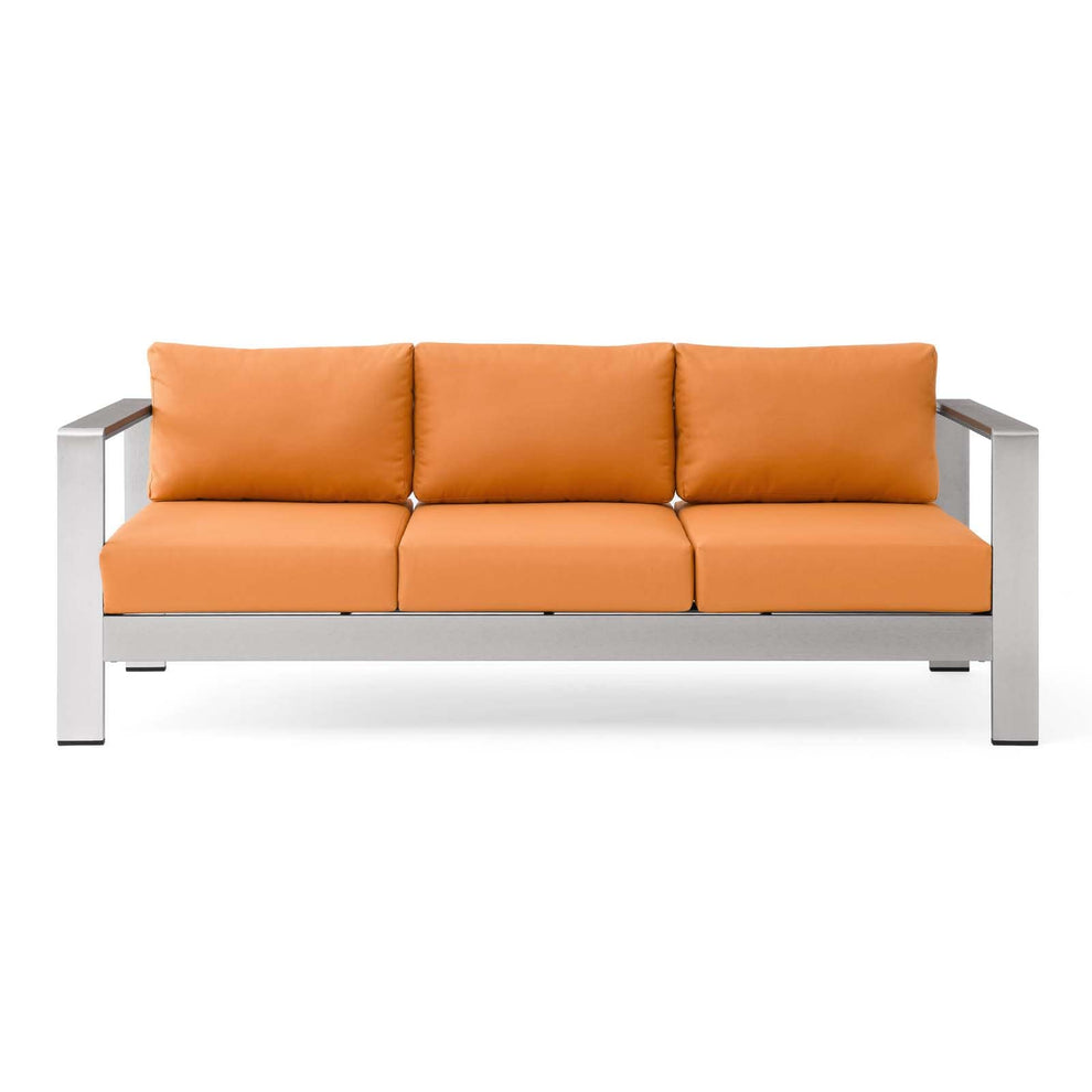 Modway Shore Outdoor Patio Aluminum Sofa - EEI-3917 | Outdoor Sofas, Loveseats & Sectionals | Modishstore - 34