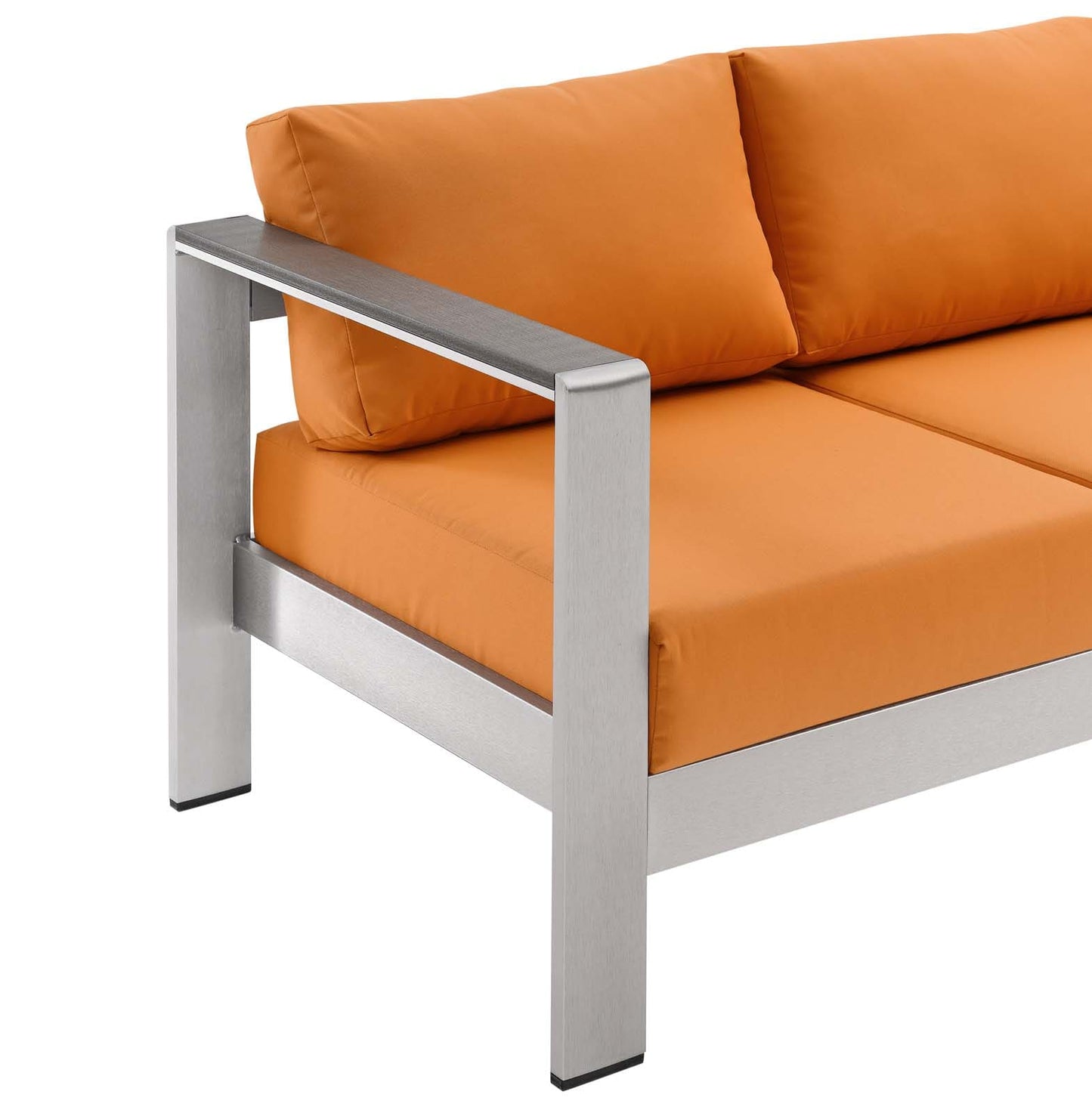 Modway Shore Outdoor Patio Aluminum Sofa | Outdoor Sofas, Loveseats & Sectionals | Modishstore-35