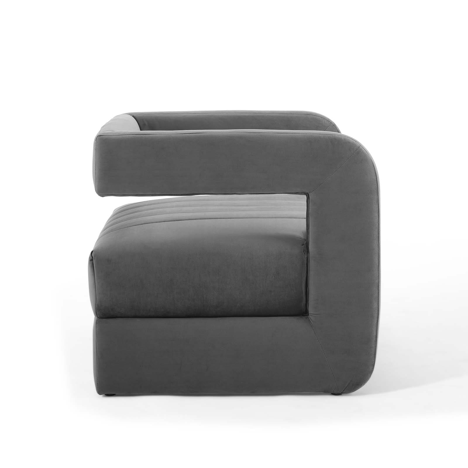Modway Range Tufted Performance Velvet Accent Armchair | Armchairs | Modishstore-4