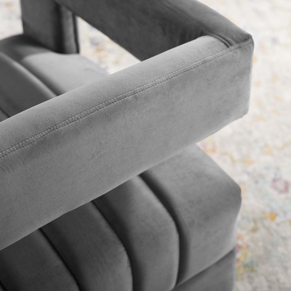 Modway Range Tufted Performance Velvet Accent Armchair - EEI-3920 | Armchairs | Modishstore - 8
