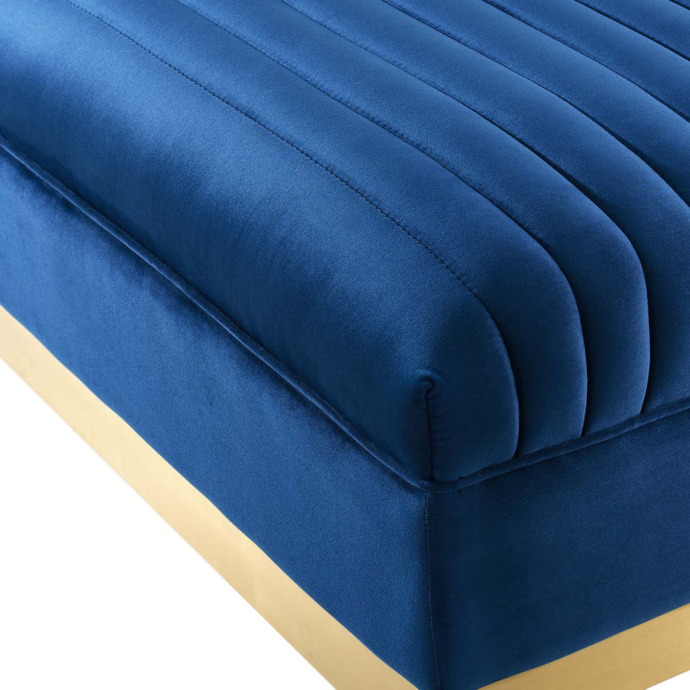 Modway Sanguine 3 Piece Performance Velvet Sectional Sofa Set - EEI-3921 | Sofa Set | Modishstore - 20
