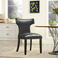 Modway Curve Vinyl Dining Chair | Dining Chairs | Modishstore