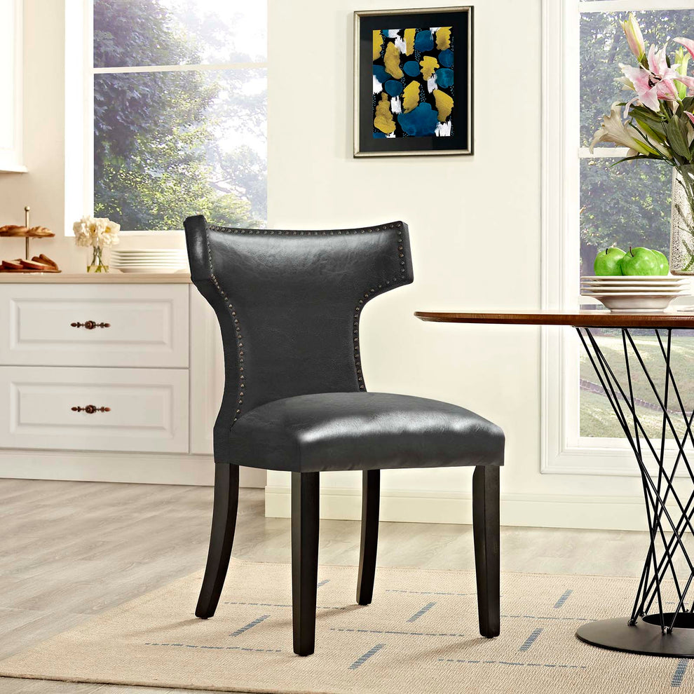 Modway Curve Vinyl Dining Chair - EEI-3922 | Dining Chairs | Modishstore - 5