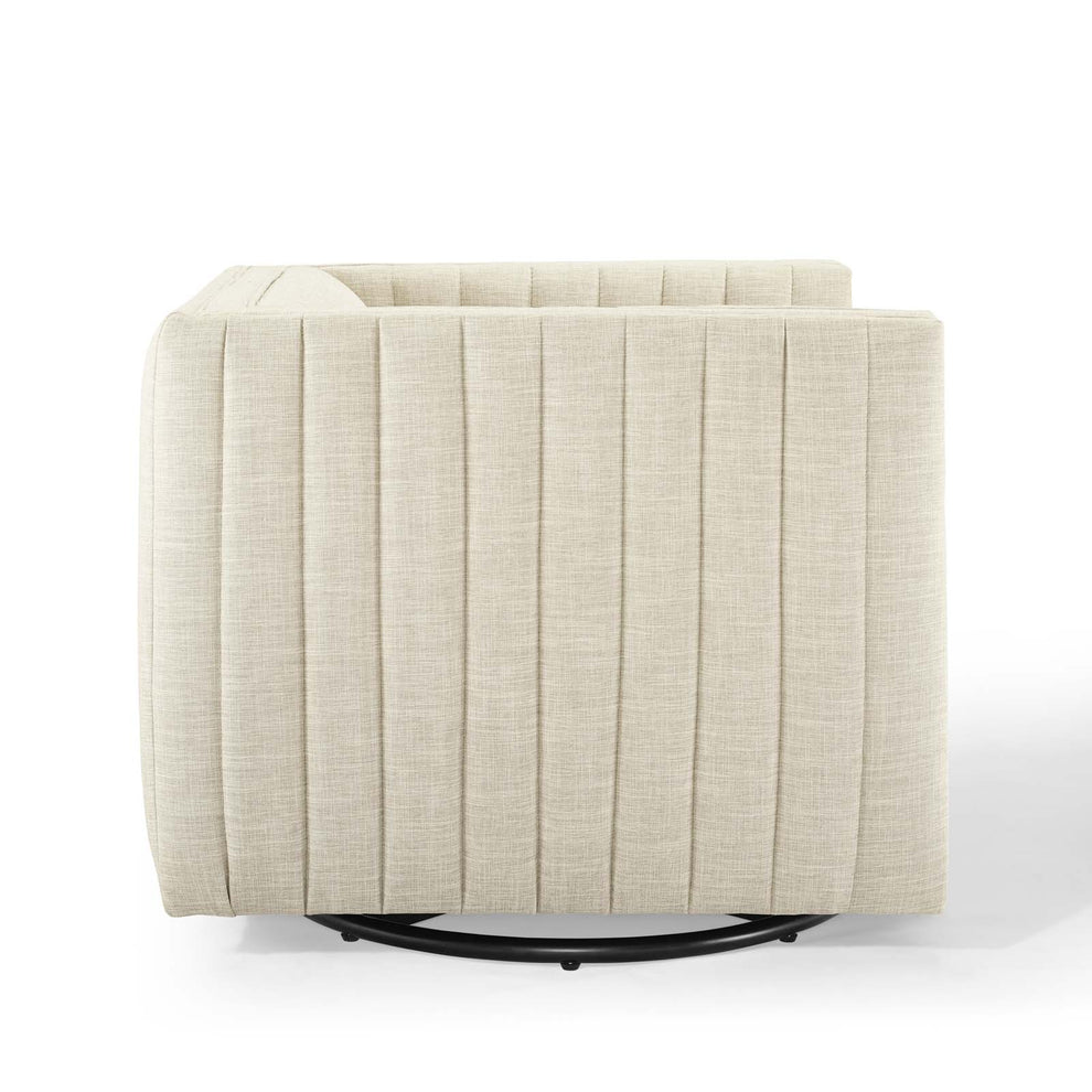 Modway Perception Tufted Swivel Upholstered Armchair - EEI-3926 | Armchairs | Modishstore - 14