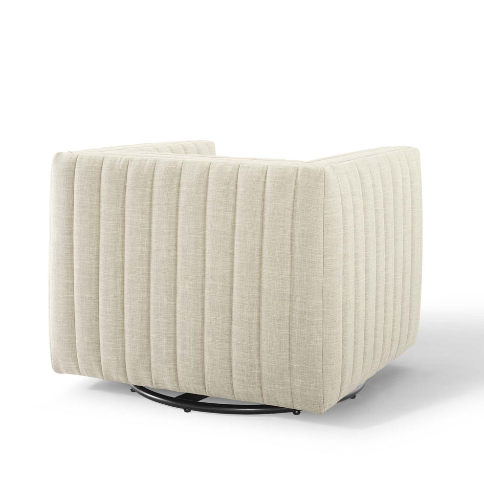 Modway Perception Tufted Swivel Upholstered Armchair - EEI-3926 | Armchairs | Modishstore - 15