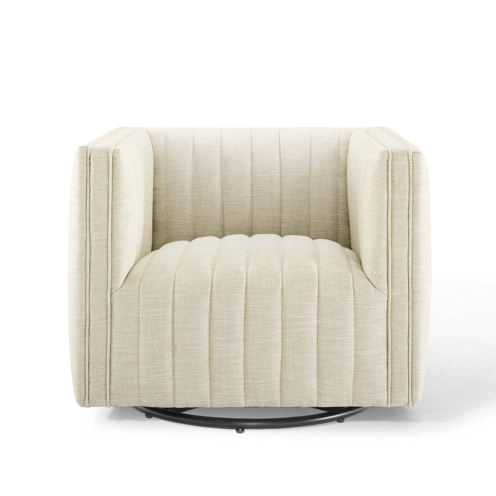 Modway Perception Tufted Swivel Upholstered Armchair - EEI-3926 | Armchairs | Modishstore - 16