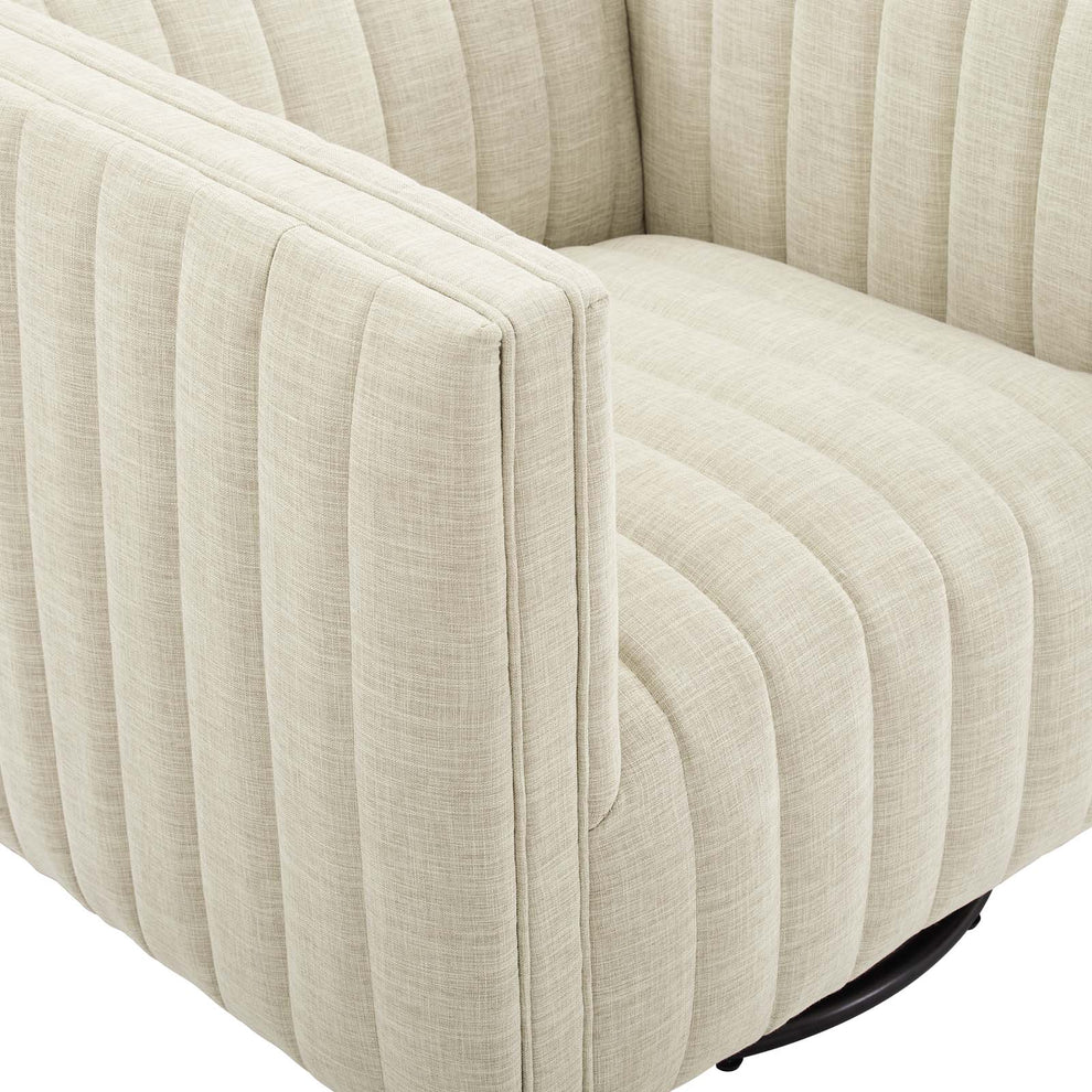 Modway Perception Tufted Swivel Upholstered Armchair - EEI-3926 | Armchairs | Modishstore - 17