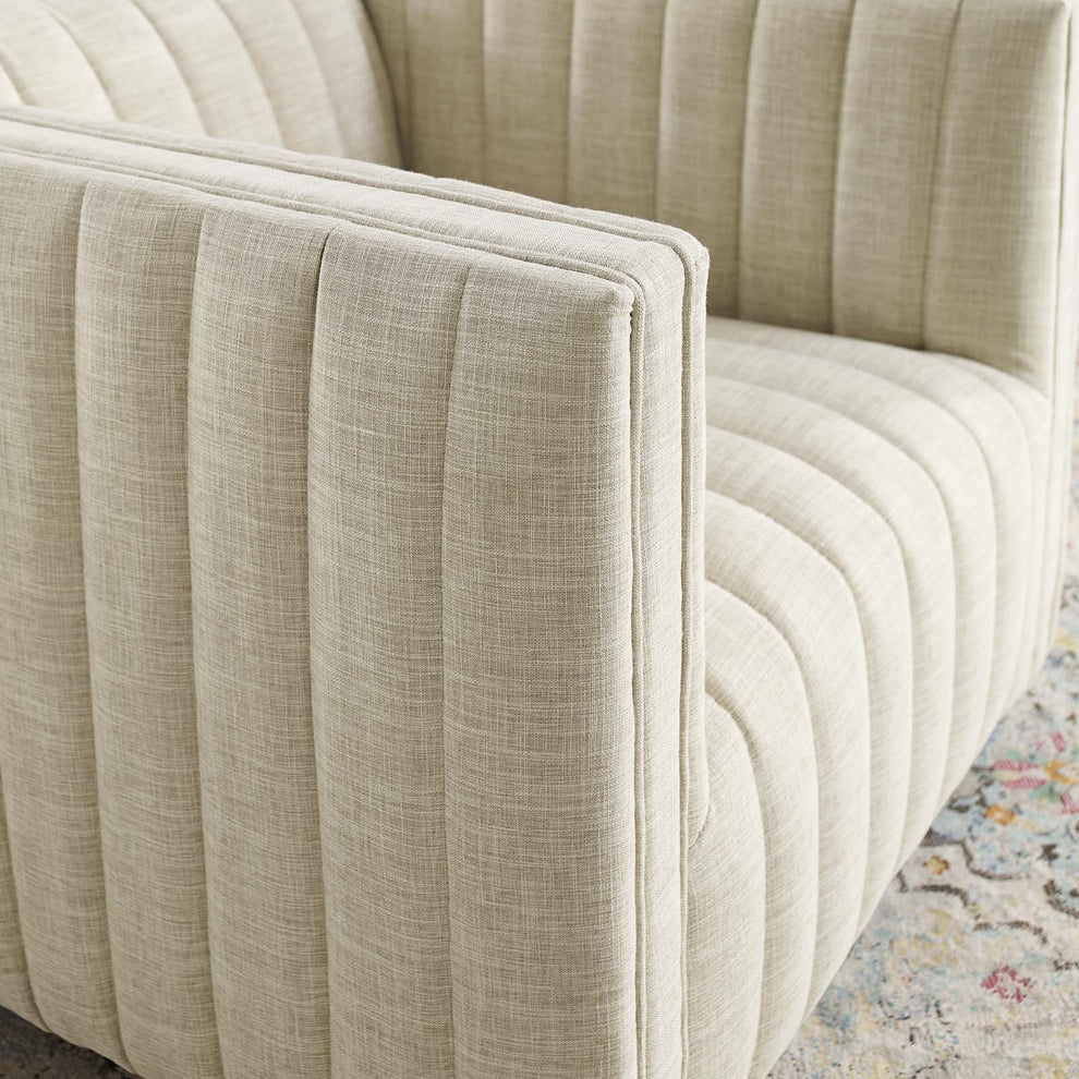 Modway Perception Tufted Swivel Upholstered Armchair - EEI-3926 | Armchairs | Modishstore - 18