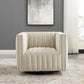 Modway Perception Tufted Swivel Upholstered Armchair | Armchairs | Modishstore-11
