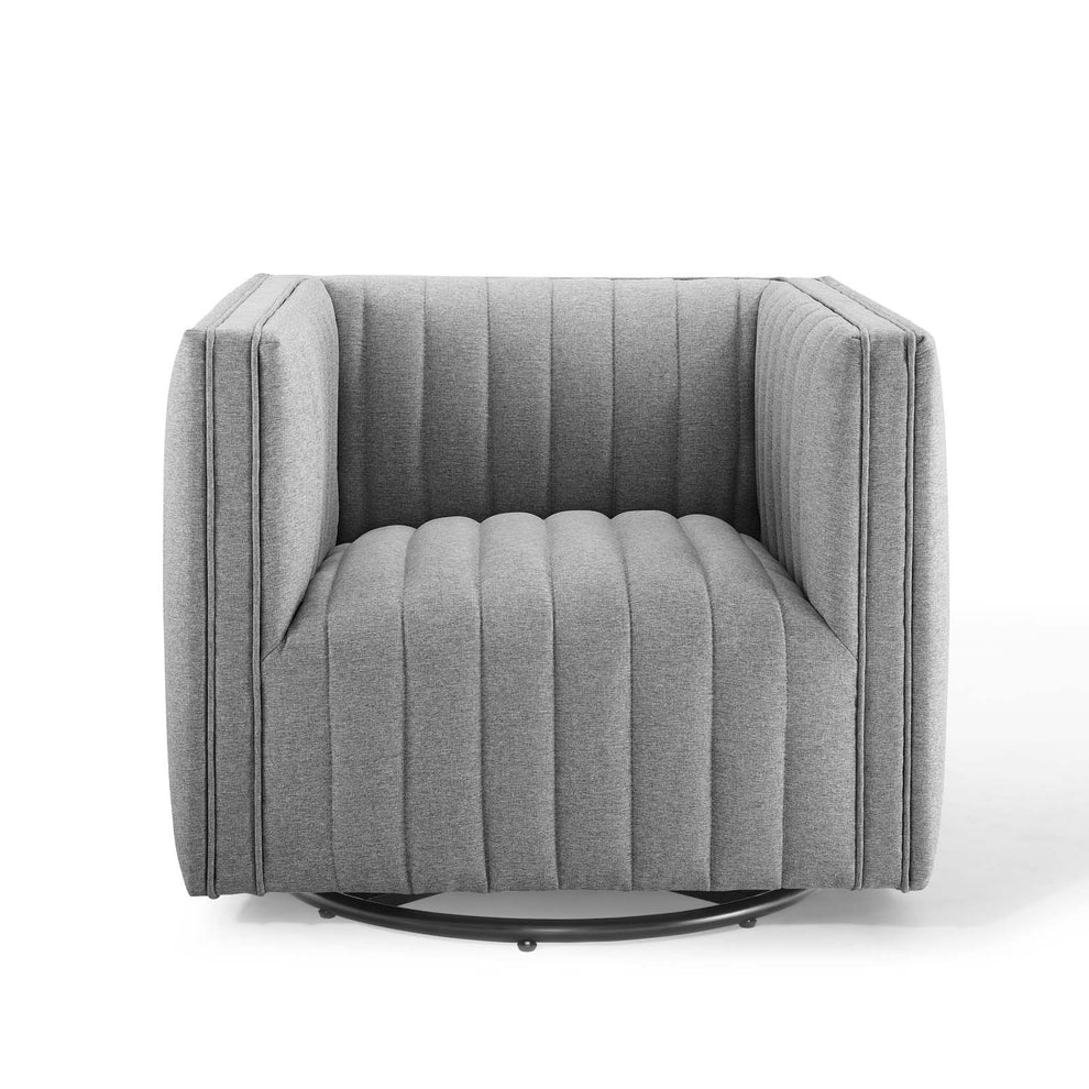 Modway Perception Tufted Swivel Upholstered Armchair - EEI-3926 | Armchairs | Modishstore - 26