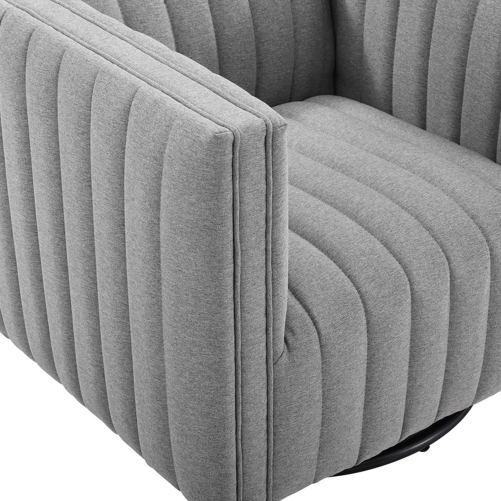Modway Perception Tufted Swivel Upholstered Armchair - EEI-3926 | Armchairs | Modishstore - 27