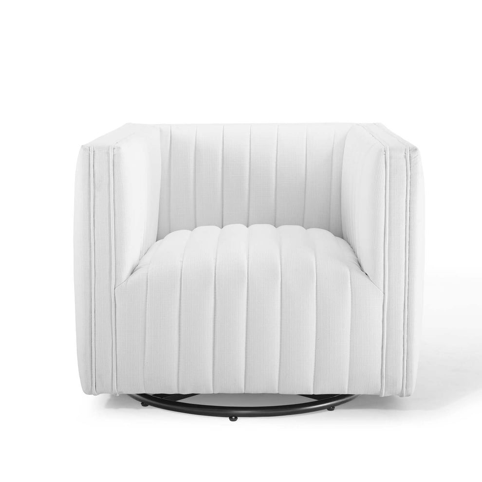 Modway Perception Tufted Swivel Upholstered Armchair - EEI-3926 | Armchairs | Modishstore - 34