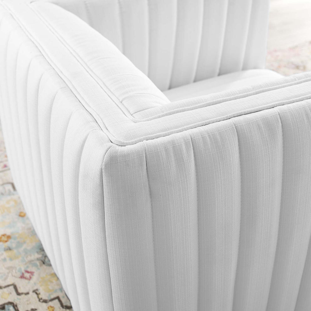 Modway Perception Tufted Swivel Upholstered Armchair - EEI-3926 | Armchairs | Modishstore - 36