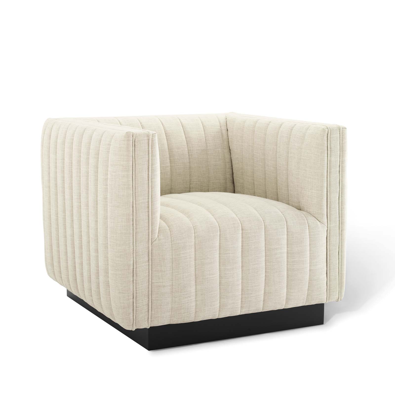 Modway Perception Tufted Upholstered Fabric Armchair - EEI-3927 | Armchairs | Modishstore - 12