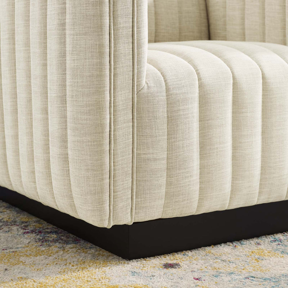 Modway Perception Tufted Upholstered Fabric Armchair - EEI-3927 | Armchairs | Modishstore - 18