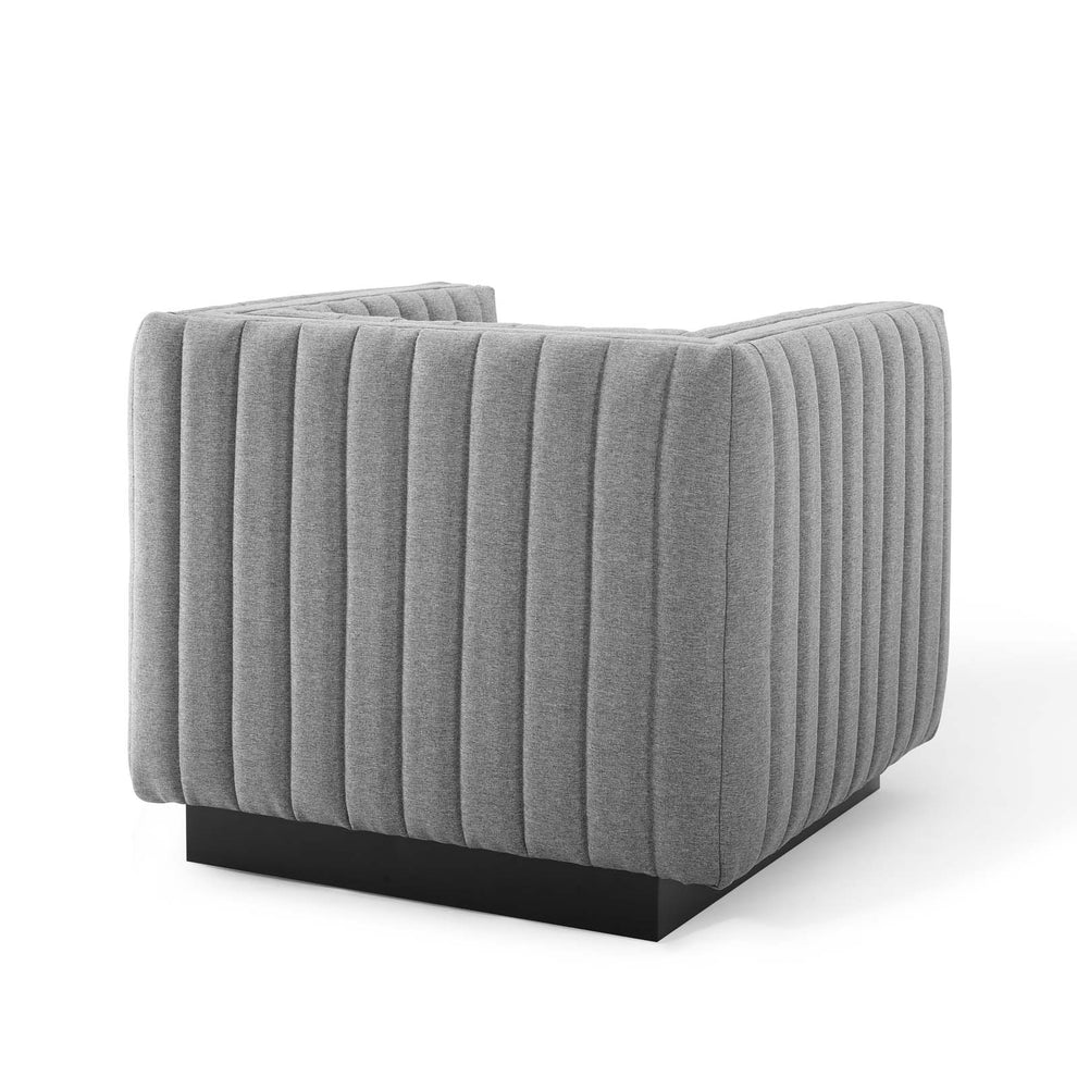 Modway Perception Tufted Upholstered Fabric Armchair - EEI-3927 | Armchairs | Modishstore - 24