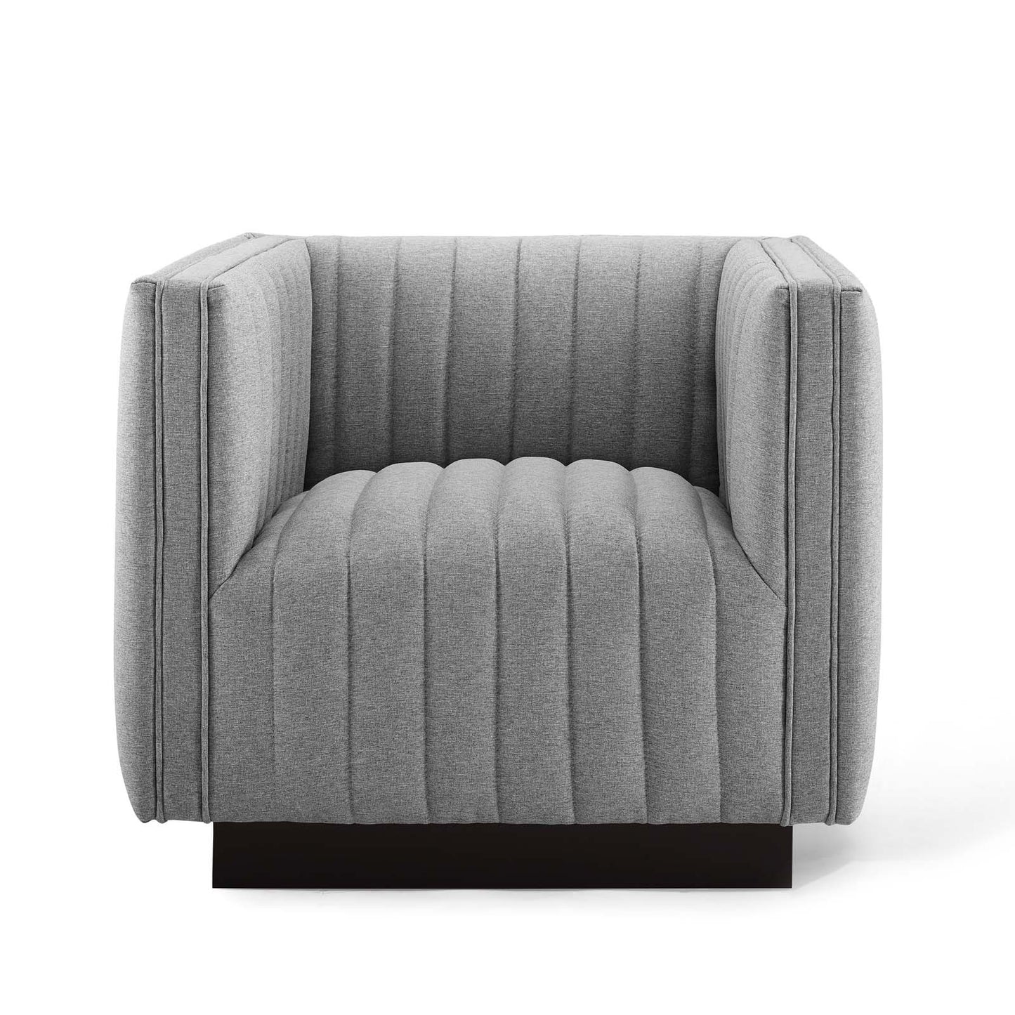 Modway Perception Tufted Upholstered Fabric Armchair - EEI-3927 | Armchairs | Modishstore - 25