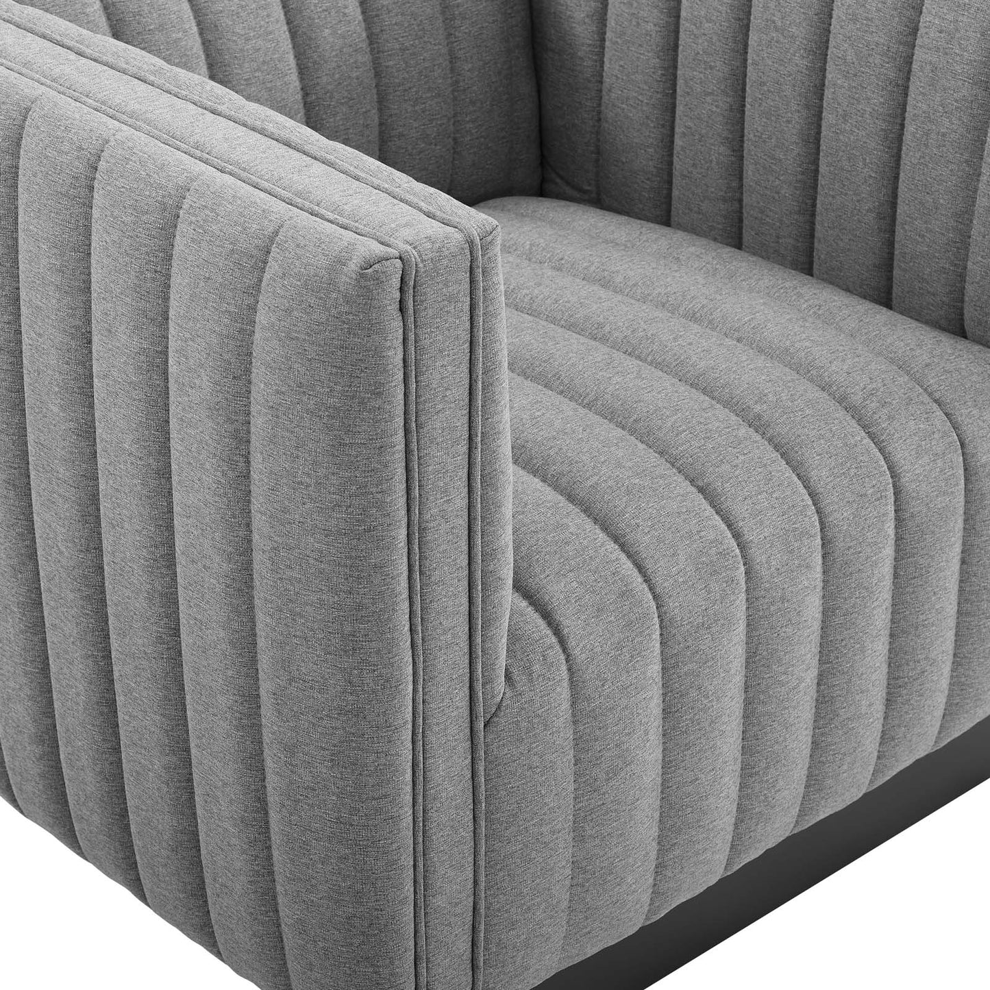 Modway Perception Tufted Upholstered Fabric Armchair | Armchairs | Modishstore-26