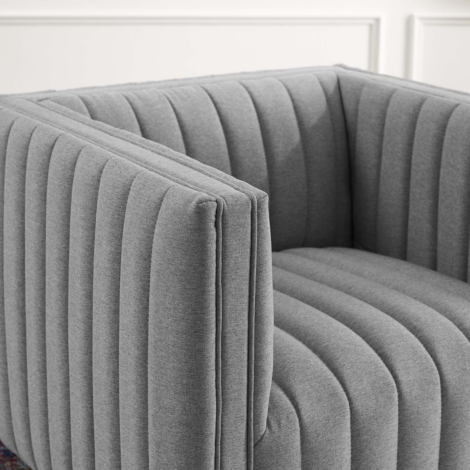 Modway Perception Tufted Upholstered Fabric Armchair - EEI-3927 | Armchairs | Modishstore - 27