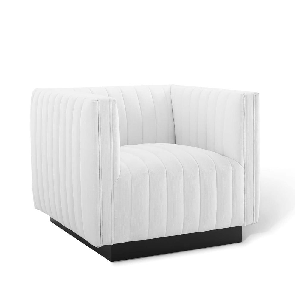 Modway Perception Tufted Upholstered Fabric Armchair - EEI-3927 | Armchairs | Modishstore - 30