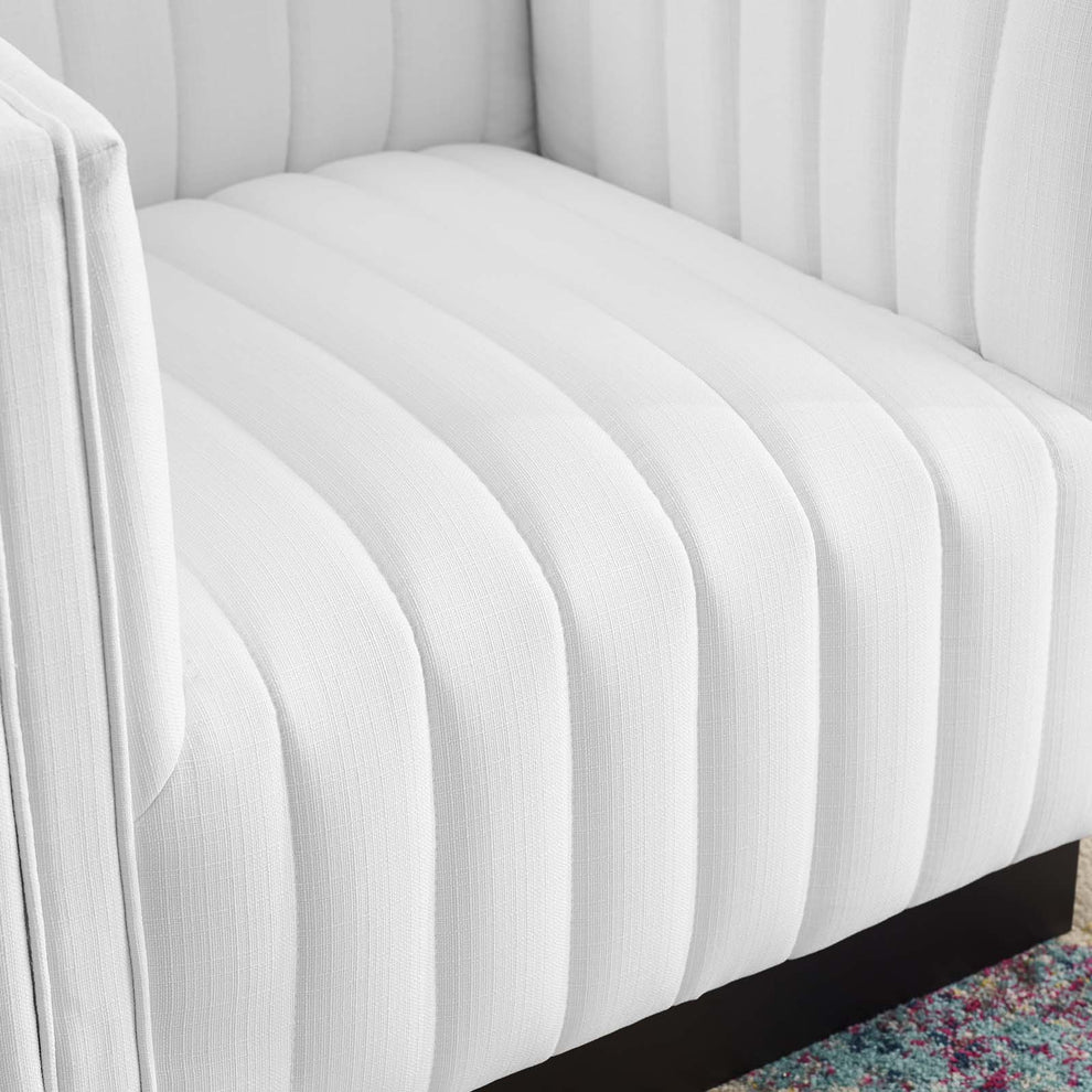 Modway Perception Tufted Upholstered Fabric Armchair - EEI-3927 | Armchairs | Modishstore - 36