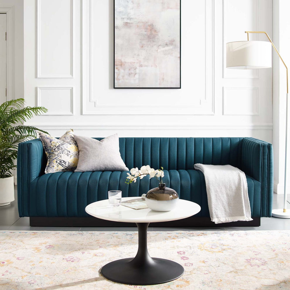 Modway Perception Tufted Upholstered Fabric Sofa - EEI-3928 | Sofas | Modishstore - 1