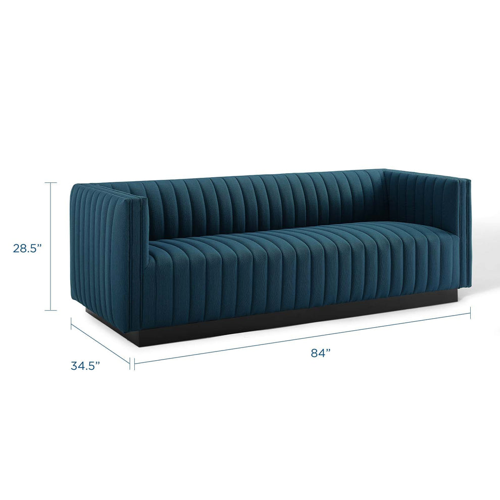 Modway Perception Tufted Upholstered Fabric Sofa - EEI-3928 | Sofas | Modishstore - 5