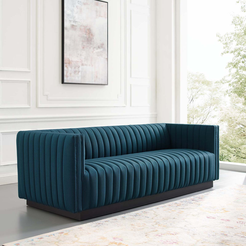 Modway Perception Tufted Upholstered Fabric Sofa - EEI-3928 | Sofas | Modishstore - 3