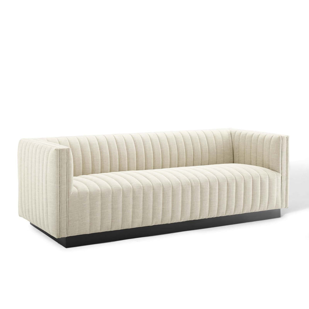 Modway Perception Tufted Upholstered Fabric Sofa - EEI-3928 | Sofas | Modishstore - 14